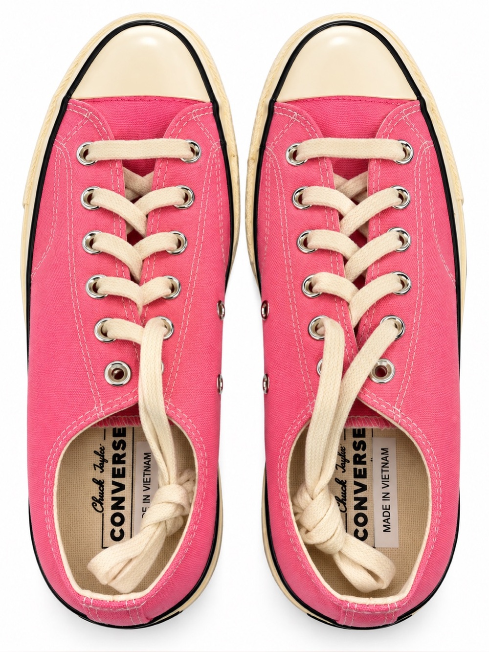 Converse Chuck 70 Pink Low-Top Canvas Sneakers